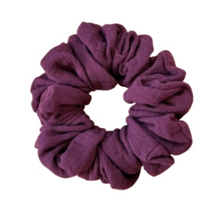 scrunchie w kolorze czerwonego wina