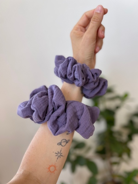 scrunchie lawenda s i m scrunchie lawenda s i m